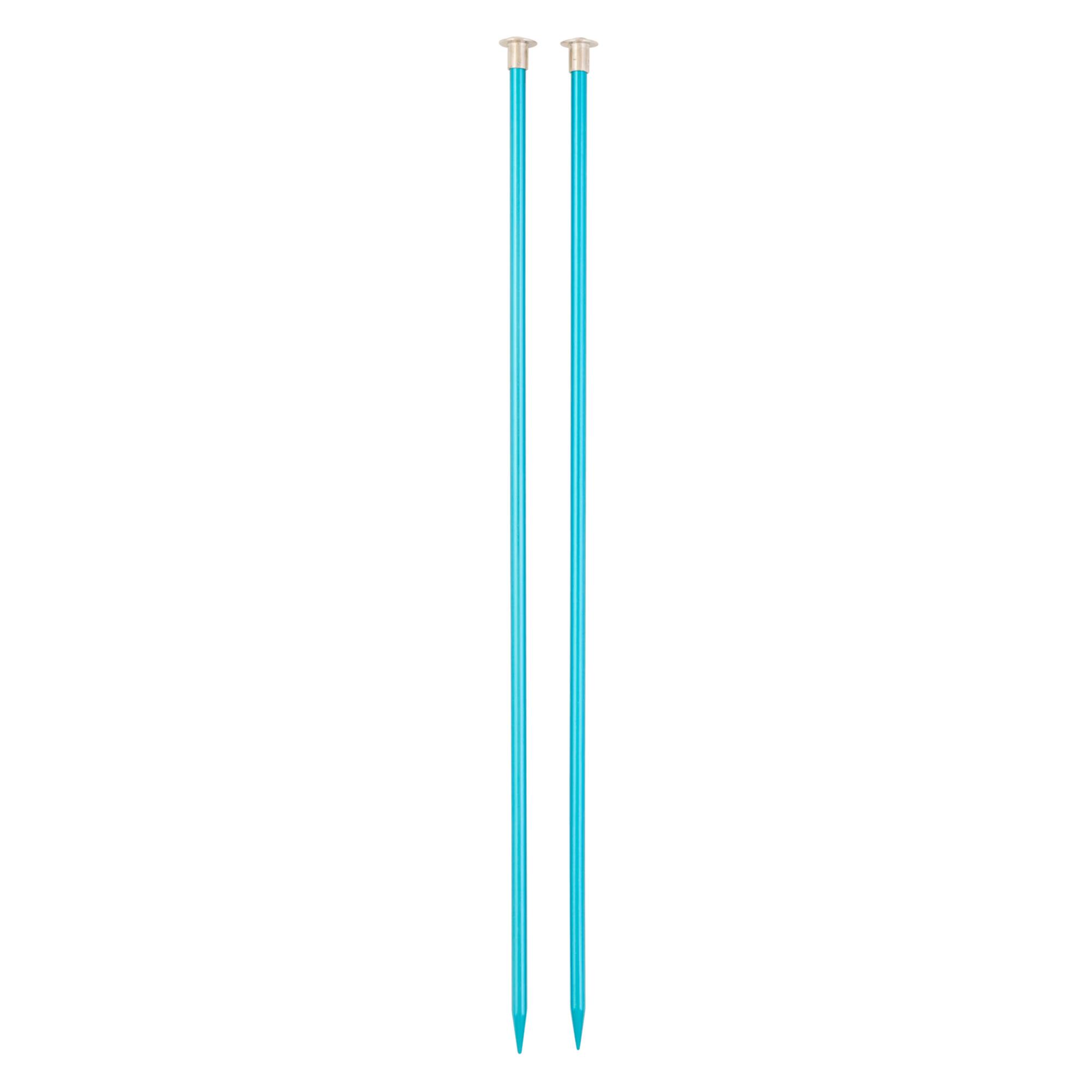 14" Anodized Aluminum Knitting Needles by Loops & Threads